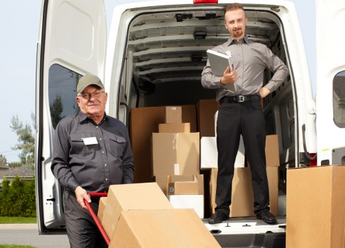 Moving van service for residential moves in Belsize Park