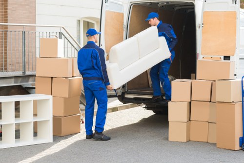 Customer service review process for a man and van company