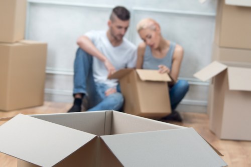 Fragile item protection and packing supplies for a London move