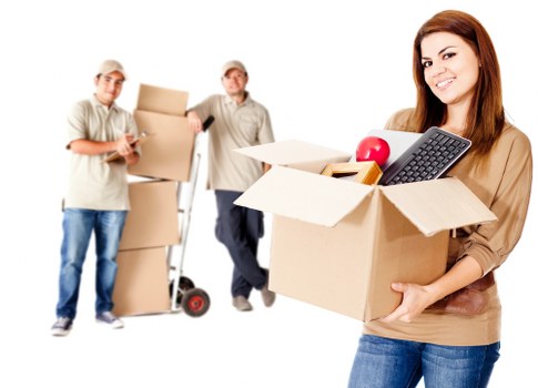 Customer confirming service details for a man and van booking