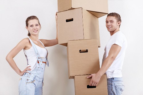 Local removal company preparing for a flat move in Belsizepark
