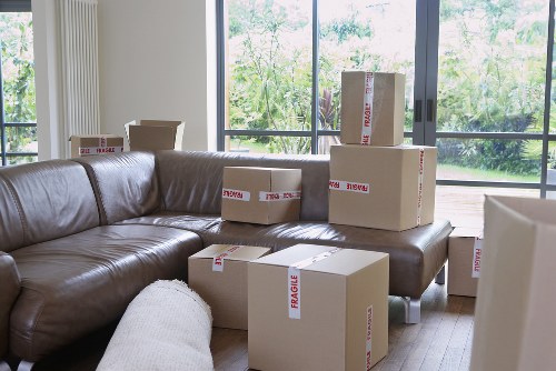 Local removal team handling a residential move in Belsize Park street setting