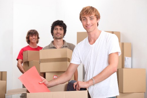 Quote document and moving items for a property in Belsize Park